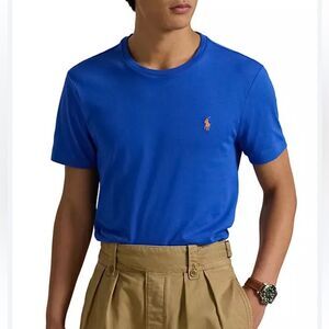 Polo by Ralph Lauren T-Shirt 100 percent cotton embroidered logo small blue tag